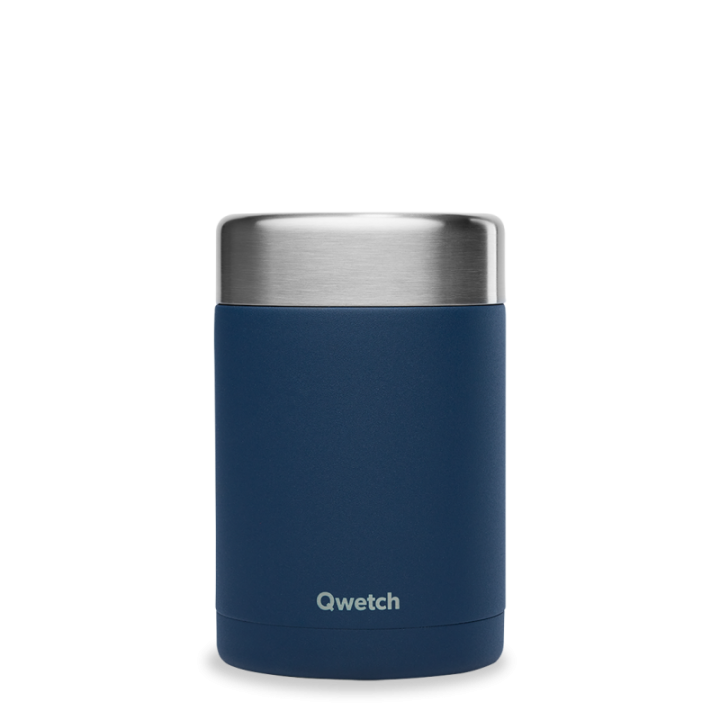 Boîte repas Isotherme (ou soupe) en inox à double paroi - Graniote - 600ml - Qwetch