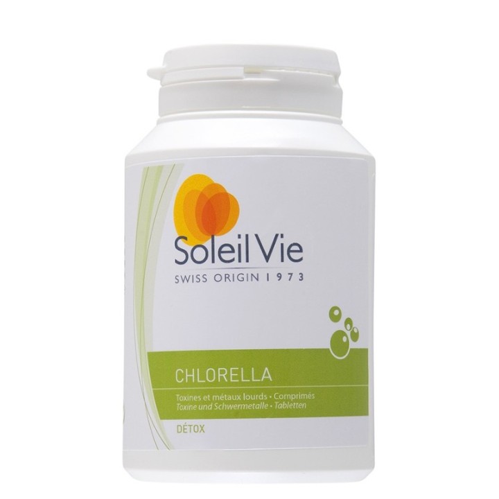 Clorella pyrenoidosa Bio, alghe compresse d 300 d'acqua dolce - Soleil Vie