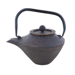 Théière en fonte, TENSEI, Noir profond et Bronze, avec filtre inox - 0,5 litre - Aromandise
