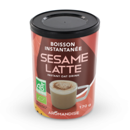 Instantgetränk, Bio-Sesam-Latté (samtige & cremige Textur auf Haferbasis) - 170g - Aromandise