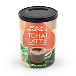 Boisson instantanée, Tchai Latté BIO (à base d’avoine, d'épices Tchai et de thé vert) - 170g - Aromandise