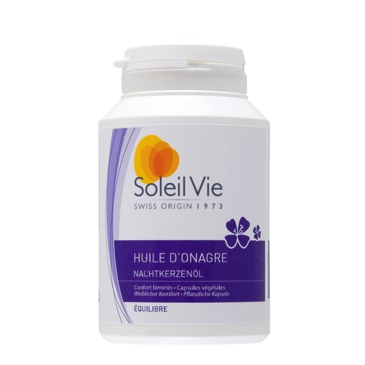 Huile d'onagre - 90 capsules  - Soleil Vie