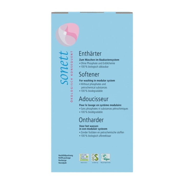 Adoucisseur d'eau écologique en poudre, 100% biodégradable - 1kg - Sonett
