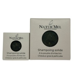 Shampoing Solide Suisse à l'argile Blanche (tous les cheveux) - 30g ou 90g - Natur'Mel Cosm'Ethique