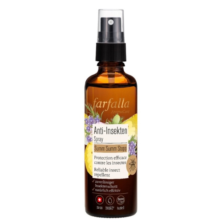 Fini i Bzzz – Spray anti-insetti con oli essenziali – 75ml – Farfalla