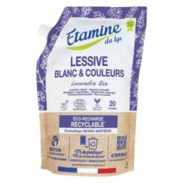 Bio-Waschmittel mit Lavandin-Duft – 1L Nachfüllbeutel – Etamine du Lys