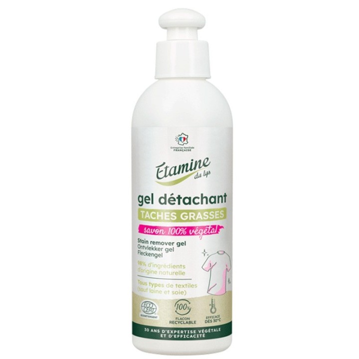 Gel détachant pour tâches grasses - 150ml - Etamine du Lys
