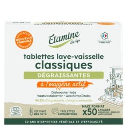 Pastiglie lavastoviglie BIO classiche all’ossigeno attivo - 50 pz - Etamine du Lys