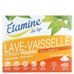 Poudre pour Lave-Vaisselle écologique, sans parfum - 1,3kg - Etamine du Lys