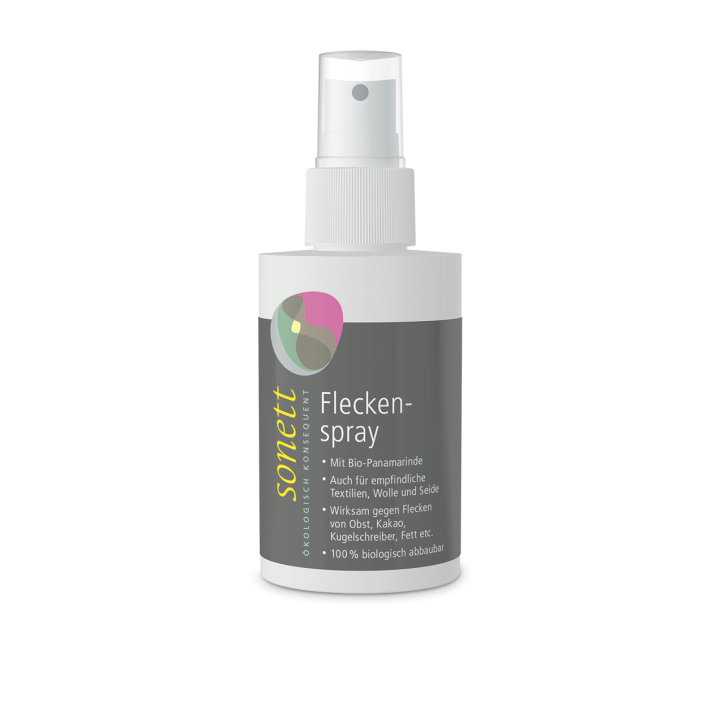 Spray détachant, 100% biodegradable -  Textiles délicats, laine & soie - 100ml - Sonett