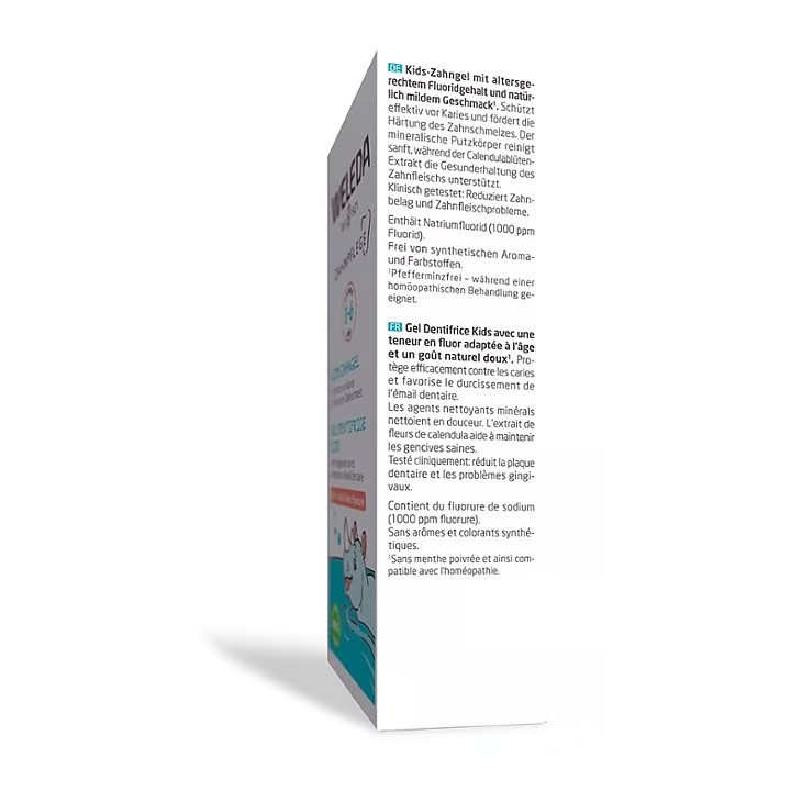 Gel dentifrice Kids (0 à 6 ans) avec fluore - 50ml - Weleda