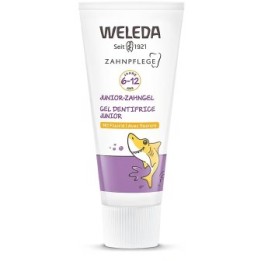Gel-Zahnpasta Junior (6 bis 12 Jahre) mit Fluorid - 50ml - Weleda