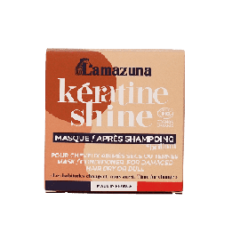 Fester Conditioner & Maske mit pflanzlichem Keratin für strapaziertes, trockenes oder glanzloses Haar - Kératine Shine - 74ml - 