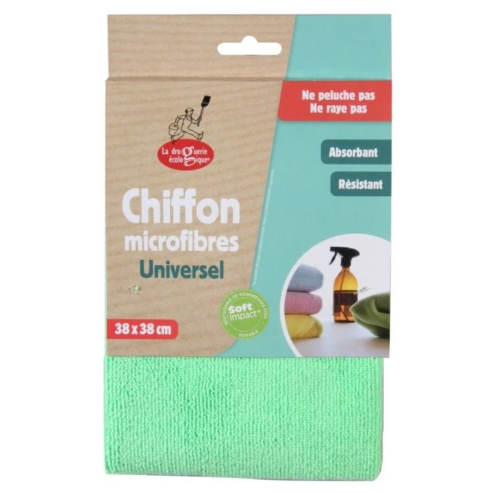 Chiffon Microfibre, Multi-usage & Universel - La Droguerie écologique