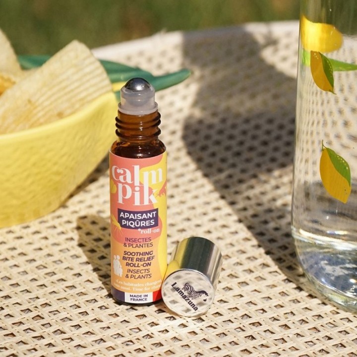 Calm Pik - Le Roll-on apaisant pour les piqûres de plantes et d'insectes - 9ml - Lamazuna