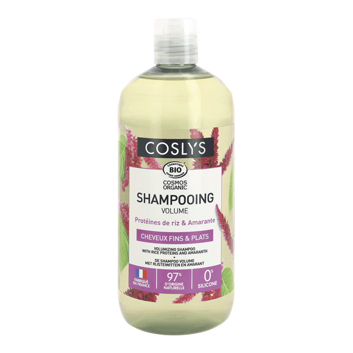 Shampooing Volume BIO pour cheveux fins & Plats - Flacon 100% recyclé 500ml - Coslys