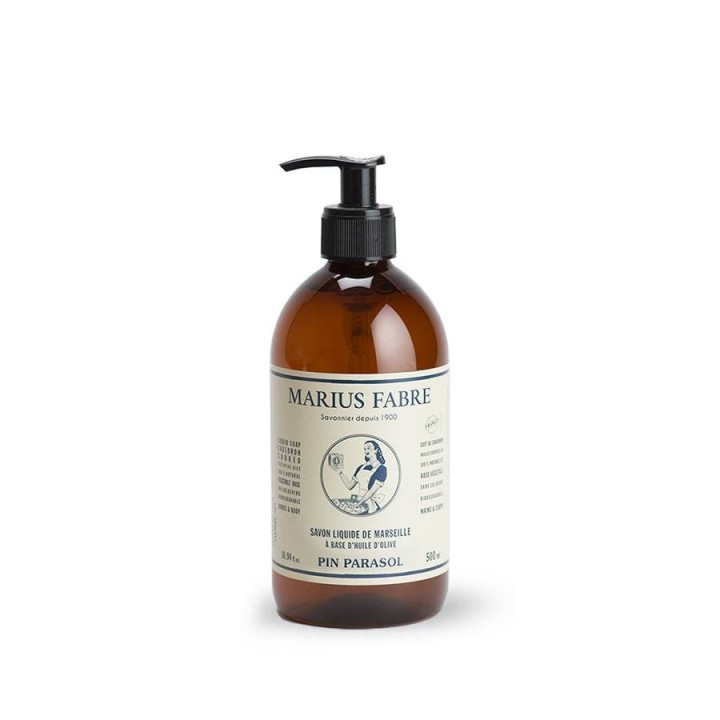 Flüssige Marseiller Seife mit Pinie – 500ml – Marius Fabre