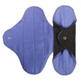 Assorbenti igienici lavabili e riutilizzabili in cotone 100% biologico, bicolore - 2 pezzi, Flusso leggero - Anaé