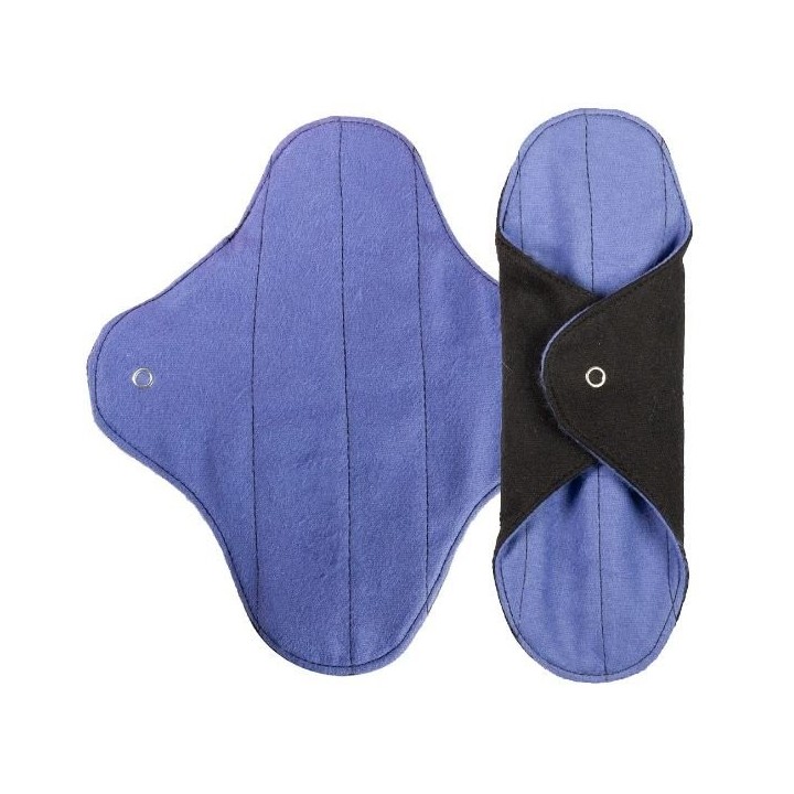 Assorbenti igienici lavabili e riutilizzabili in cotone 100% biologico, bicolore - 2 pezzi, Flusso leggero - Anaé