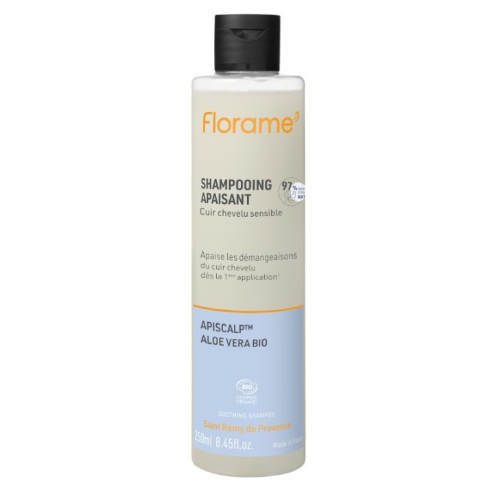 Shampoing BIO, Apaisant & hypoallérgenique à l'Aloe vera - 250ml - Florame