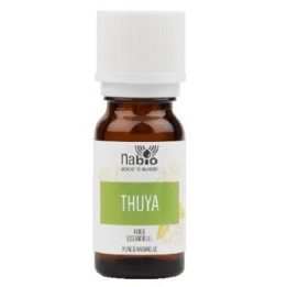 Huile essentielle de Thuya PN Thuja occidentalis 100% pure et naturelle en flacon 10ml - Nabio
