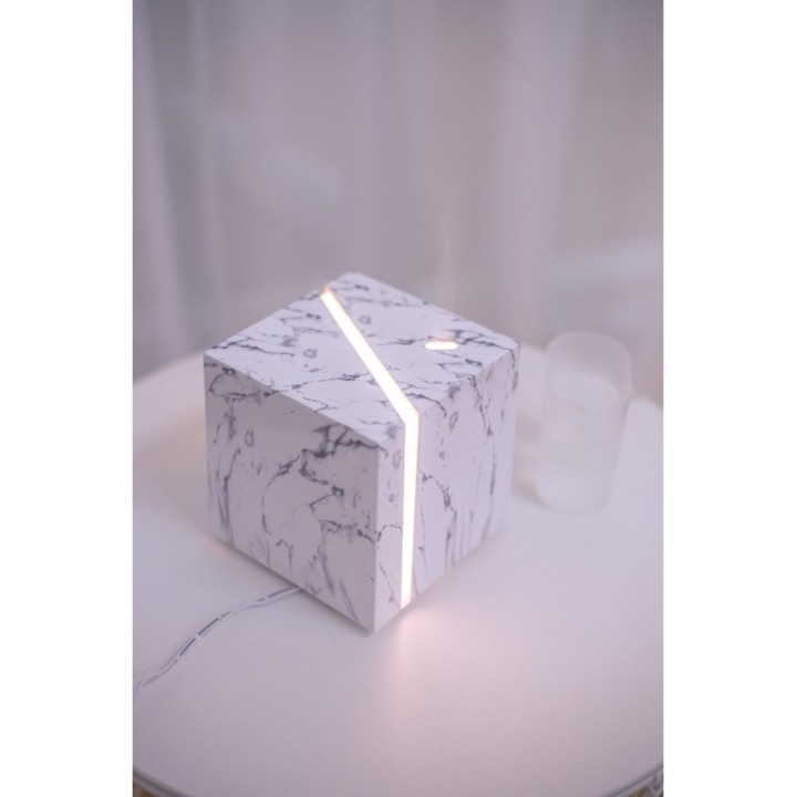 Diffuseur d'huiles essentielles, Ultrasonique - White Marble - Swiss Eco Shop