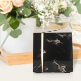 Diffuseur d'huiles essentielles, Ultrasonique - Black Marble - Swiss Eco Shop