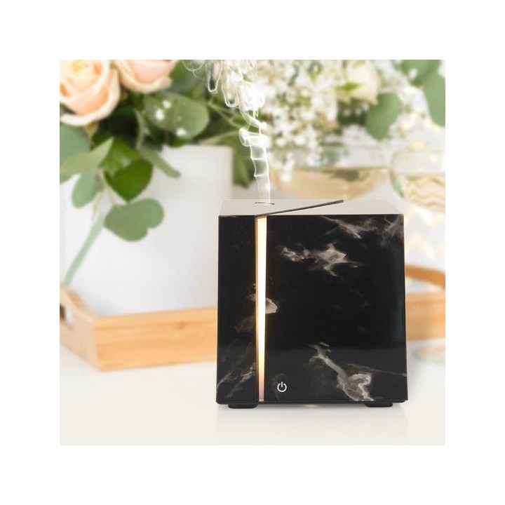 Diffuseur d'huiles essentielles, Ultrasonique - Black Marble - Swiss Eco Shop