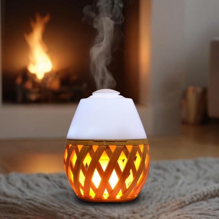 Ultraschall-Duftdiffusor DOLSIA – Mehrfarbig & Kerzenlichteffekt – Zen’Arôme