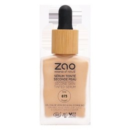 Siero colorato “Seconda pelle” con aloe vera e acqua d’orzo - Bio & Vegan - N°873 Doré - 30 ml - Zao