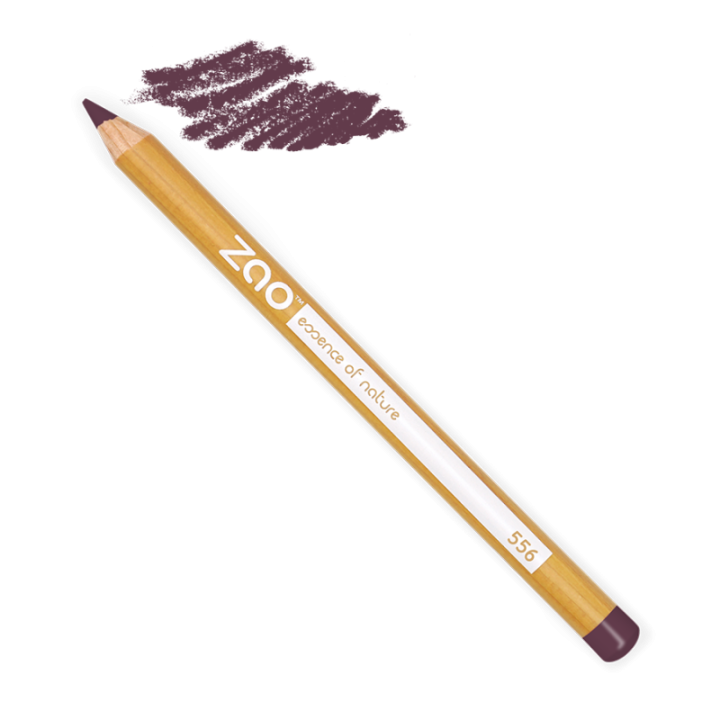 Augen- & Lippenkonturenstift, Bio & Vegan - N° 556, Pflaume - Zao