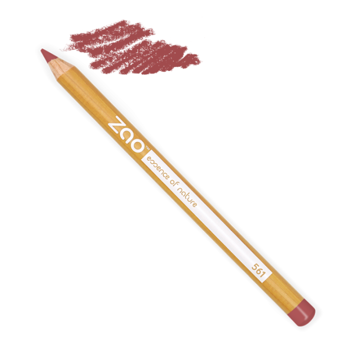 Matite di trucco, Bio & Vegan per Sopracciglia, occhi & labbra - N° 561, Ocra rossa - Zao