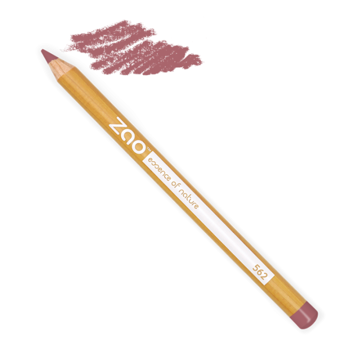 Augen- & Lippenkonturenstift, Bio & Vegan - N° 562, Rosenholz - Zao