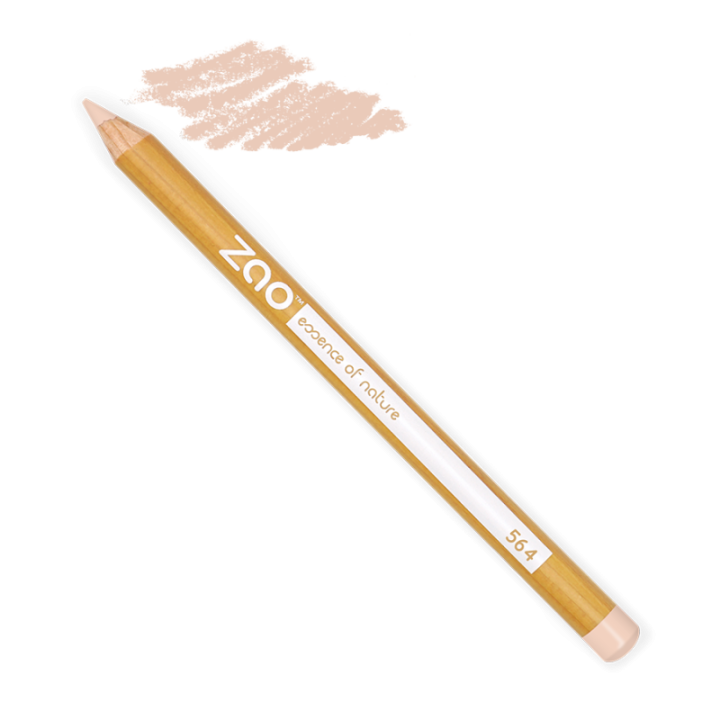 Matite di trucco, Bio & Vegan per Sopracciglia, occhi & labbra - N° 564, Beige nudo - Zao