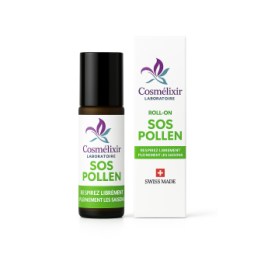 Roll-On aux huiles essentielles SOS Pollen - Respirez librement les saisons - 10 ml - Cosmélixir