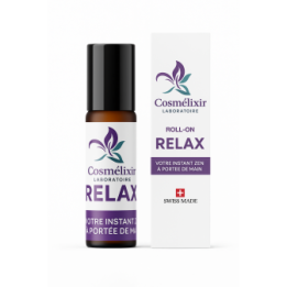 Roll-On con oli essenziali Relax – Il momento zen a portata di mano – 10 ml – Cosmélixir
