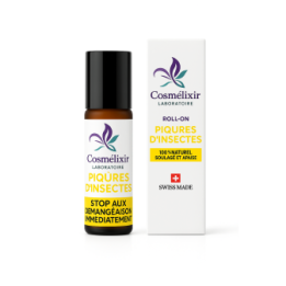 Roll-On mit ätherischen Ölen Insektenstiche – Soforthilfe gegen Juckreiz – 10 ml – Cosmélixir