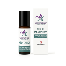Roll-On agli oli essenziali Meditazione - Invito alla pace interiore - 10 ml - Cosmélixir