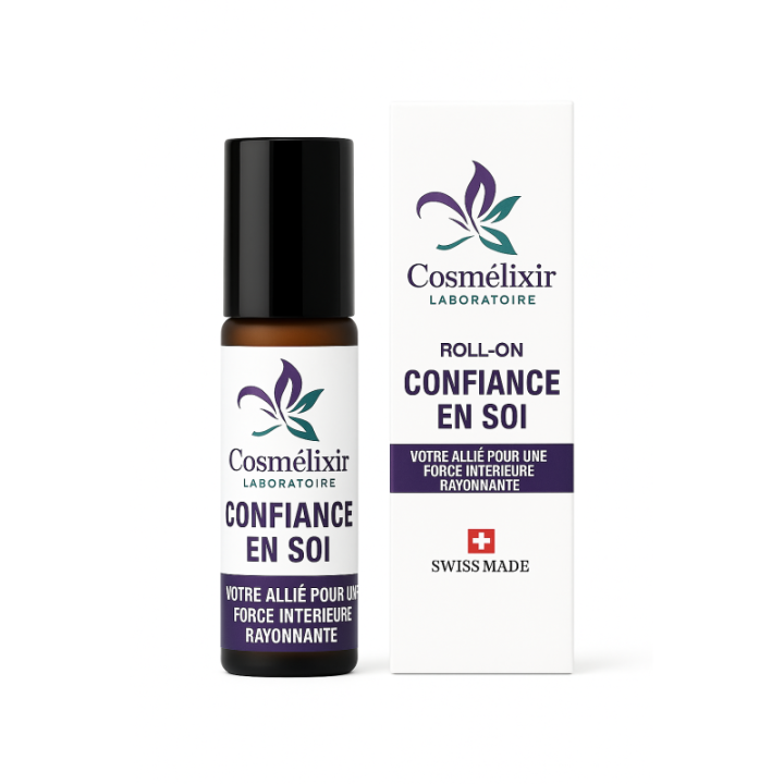 Roll-On aux huiles essentielles Confiance en Soi - Pour une force intérieure rayonnante - 10 ml - Cosmélixir