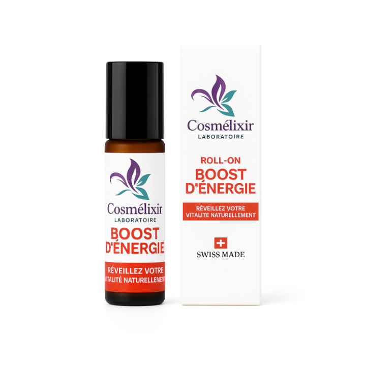 Roll-On mit ätherischen Ölen Energie-Boost - Wecke deine Vitalität - 10 ml - Cosmélixir