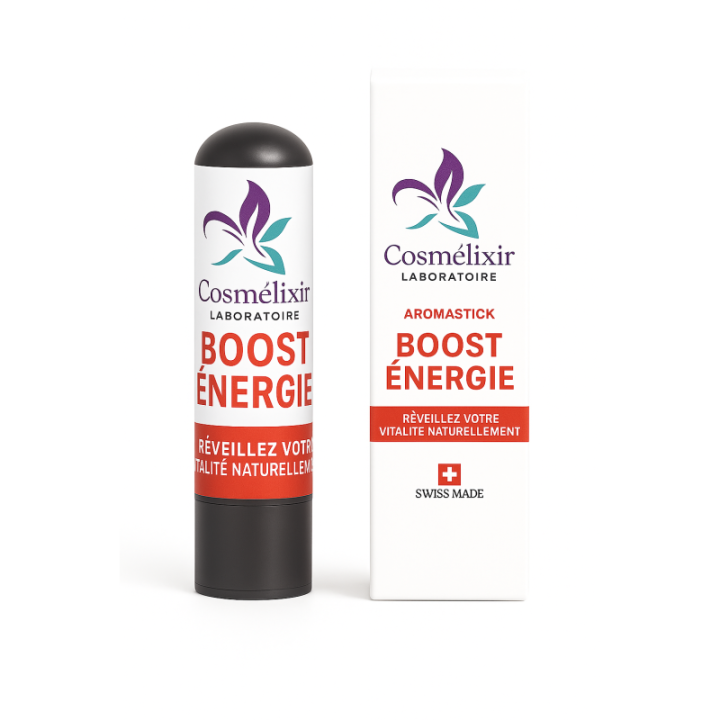 Aromastick (inhalateur) Boost d’énergie - Réveillez votre vitalité naturellement - 0.8ml - Cosmélixir