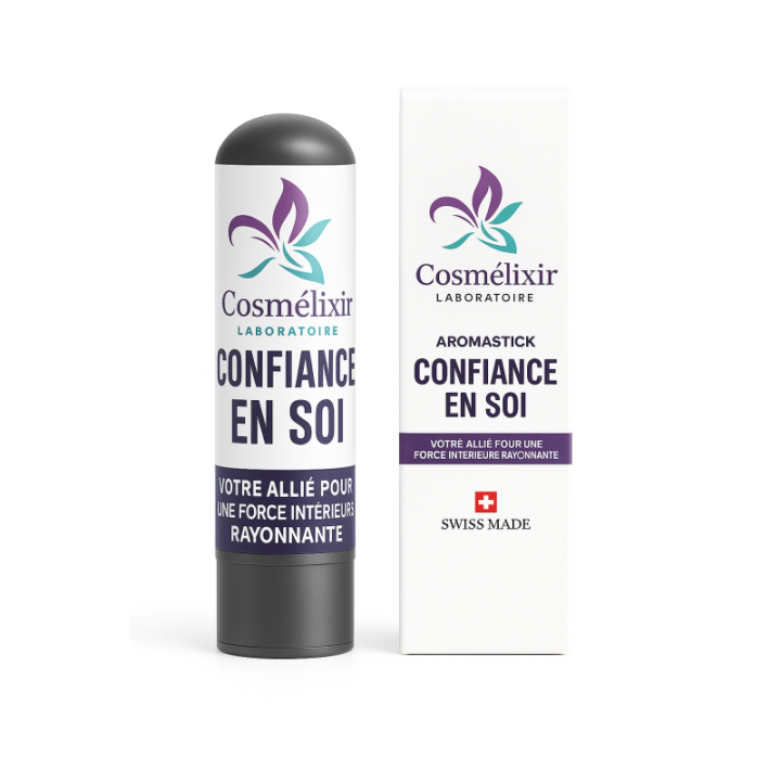 Aromastick (Inhalator) Selbstvertrauen - Ihr Begleiter für strahlende innere Stärke - 0.8ml - Cosmélixir