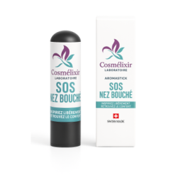 Aromastick (Inhalator) Verstopfte Nase - Frei atmen, Komfort wiederfinden - 0.8ml - Cosmélixir