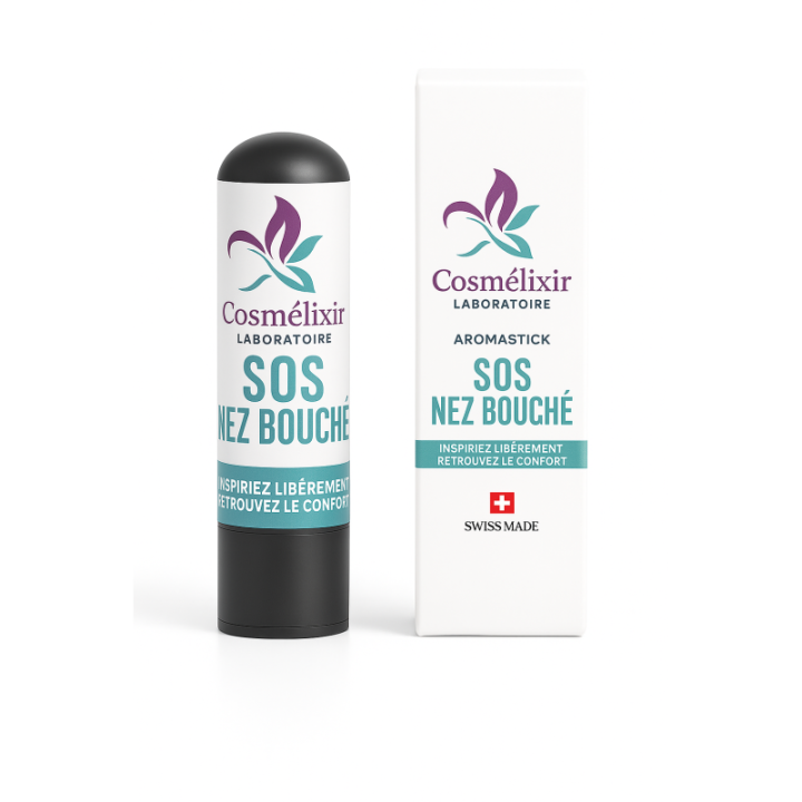 Aromastick (inalatore) Naso chiuso - Inspira liberamente, ritrova il comfort - 0.8ml - Cosmélixir