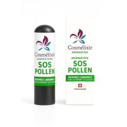 Aromastick (inhalateur) SOS Pollen - Respirez librement, vivez pleinement les saisons - 0.8ml - Cosmélixir