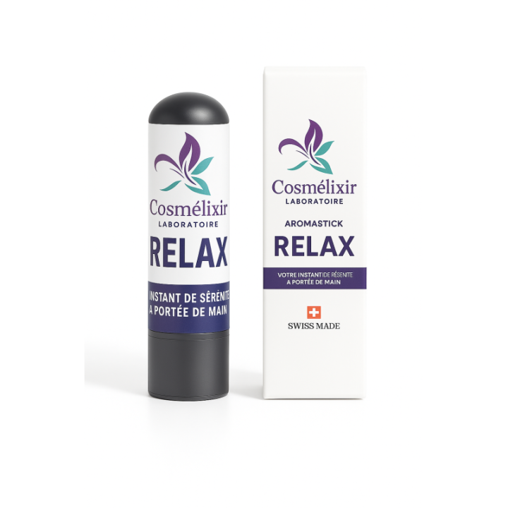 Aromastick (Inhalator) Relax - Ein Moment der Ruhe zum Greifen nah - 0.8ml - Cosmélixir