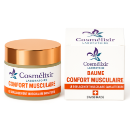 Baume Confort Musculaire - Soulagement musculaire - 50ml - Cosmélixir