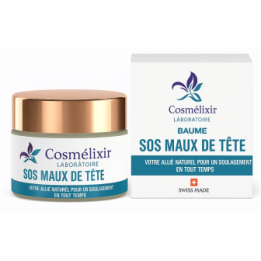 SOS Kopfschmerz-Balsam - Linderung jederzeit - 30ml - Cosmélixir
