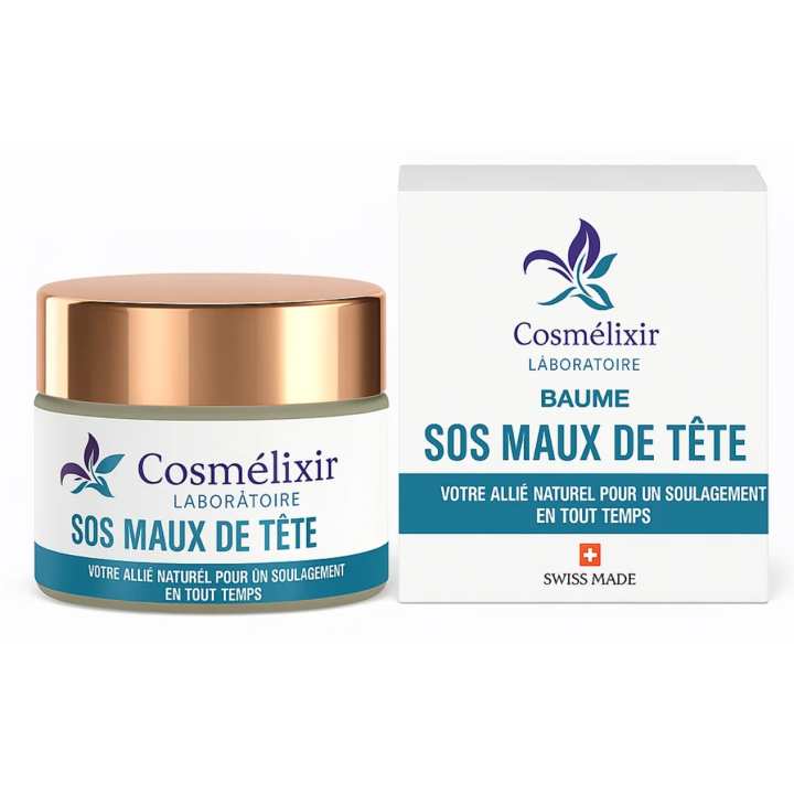 Balsamo SOS Mal di Testa - Sollievo in ogni momento - 30ml - Cosmélixir