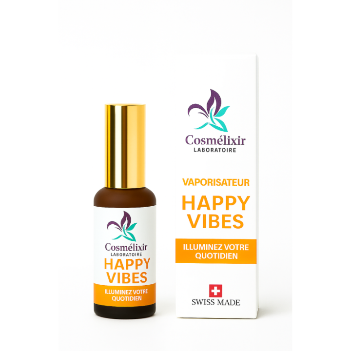 Aromaspray Happy Vibes - Erhellen Sie Ihren Alltag - 50ml - Cosmélixir